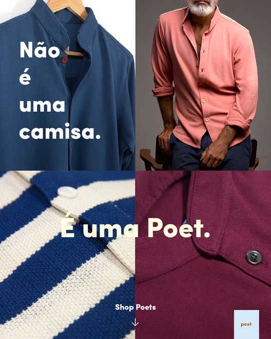 Poet — Não é uma camisa, é uma Poet